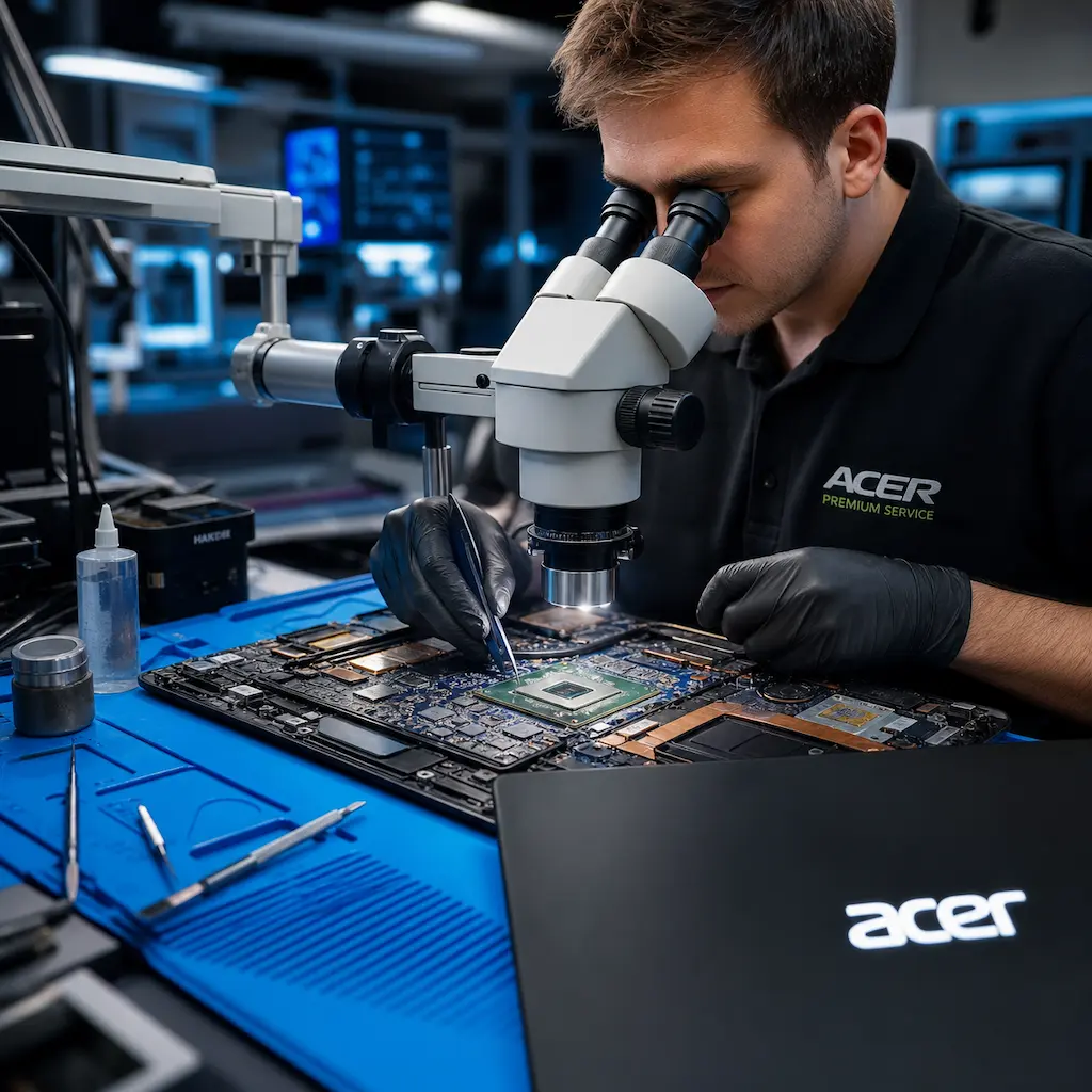 Замена видеокарты ноутбука Acer в Хосте