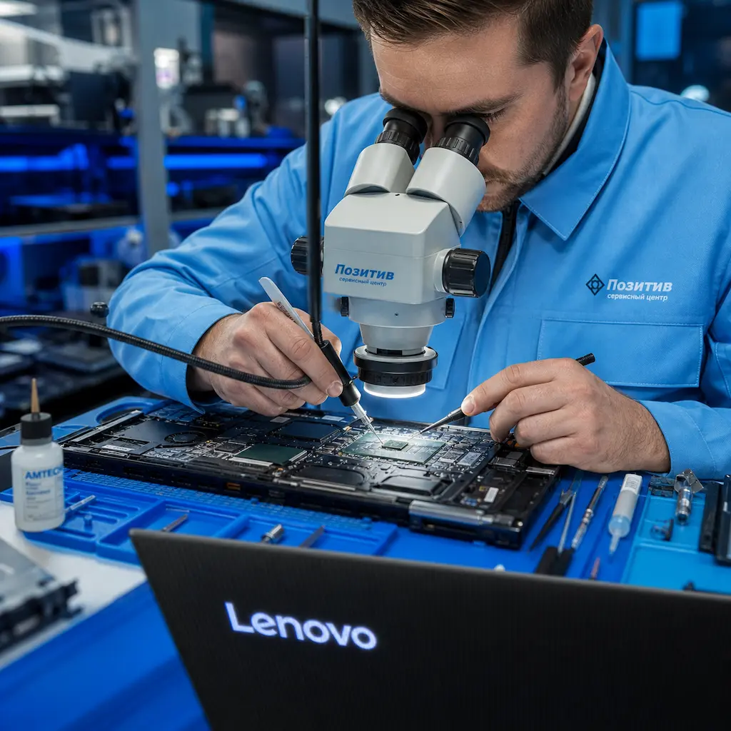 Замена видеокарты ноутбука Lenovo в Хосте