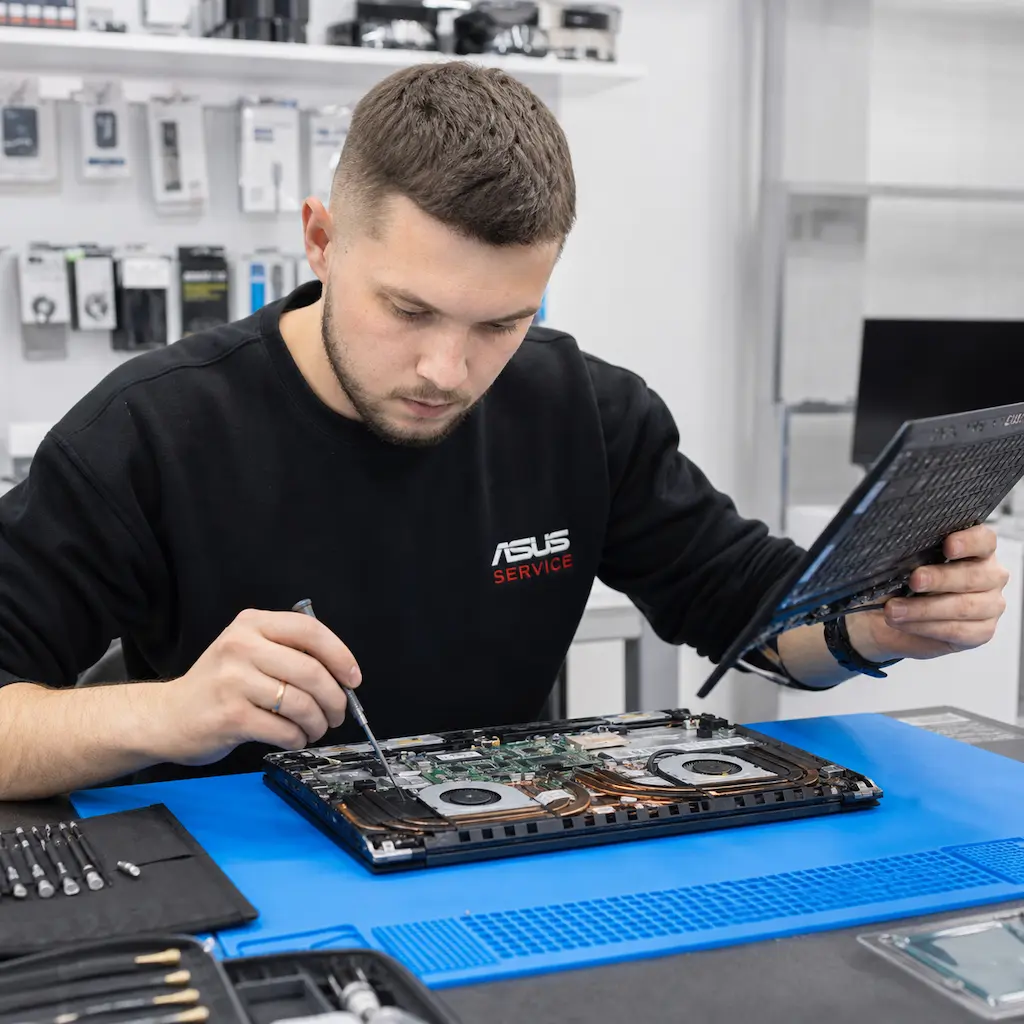 заменить клавиатуру на ноутбуке Asus в Хосте