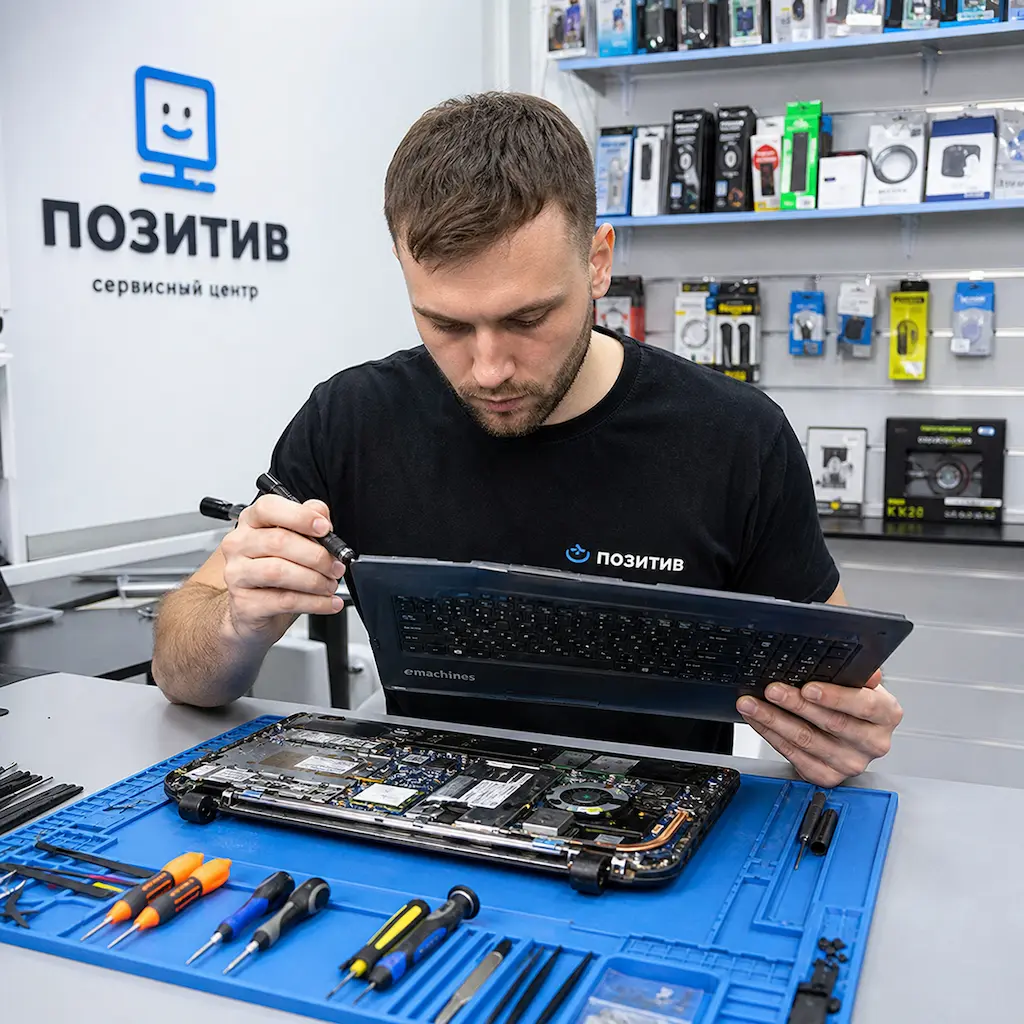 заменить клавиатуру на ноутбуке Emachines в Хосте