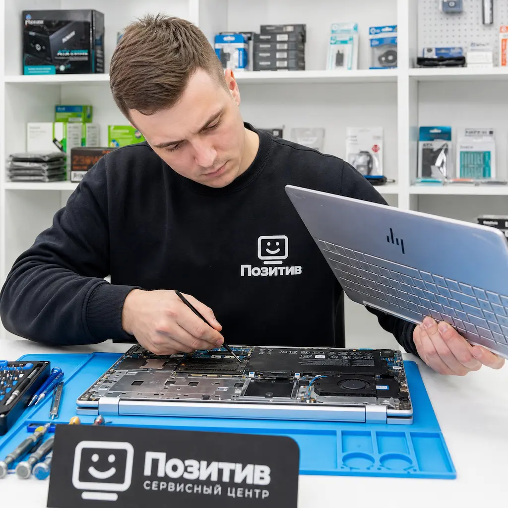 заменить клавиатуру на ноутбуке HP в Хосте