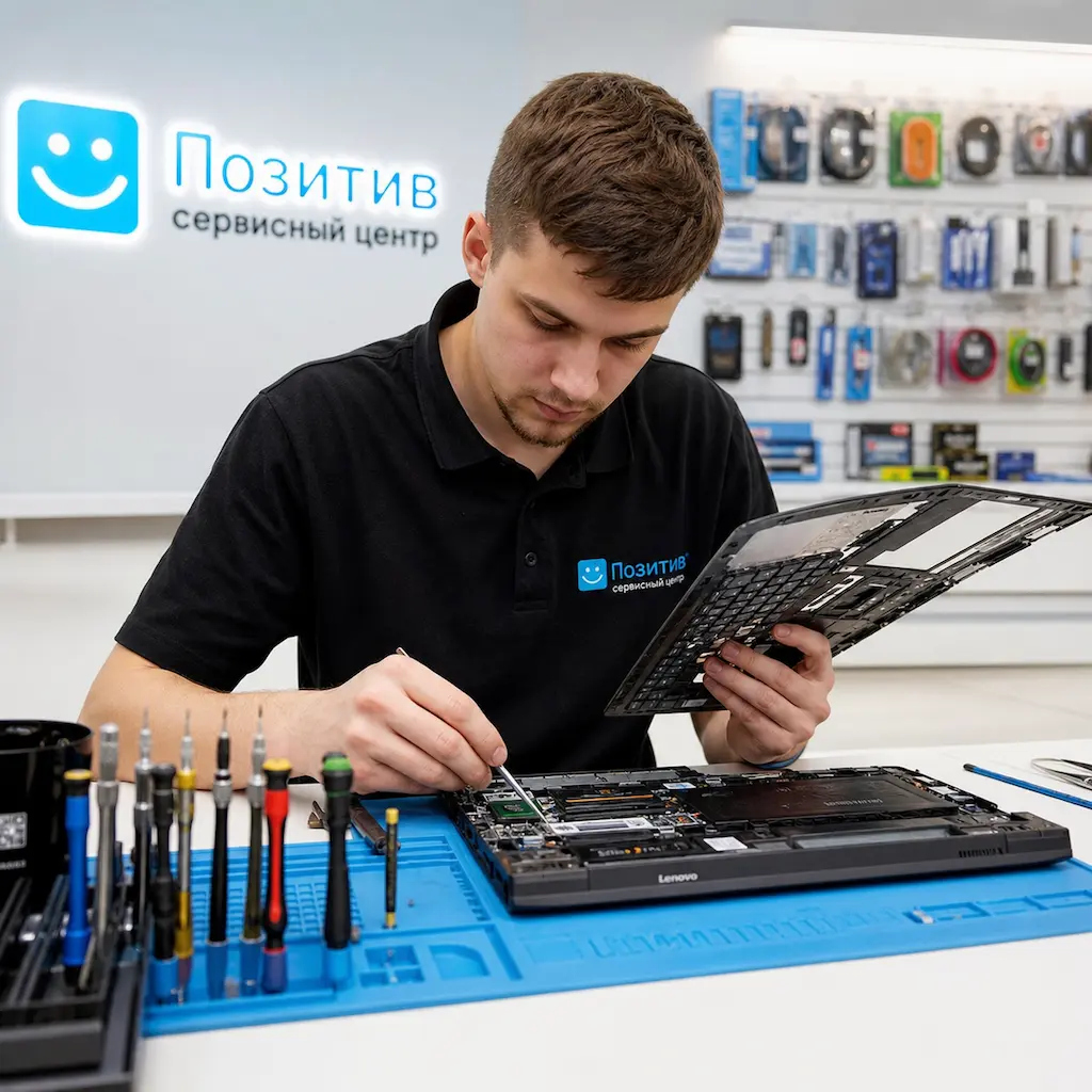 заменить клавиатуру на ноутбуке Lenovo в Хосте