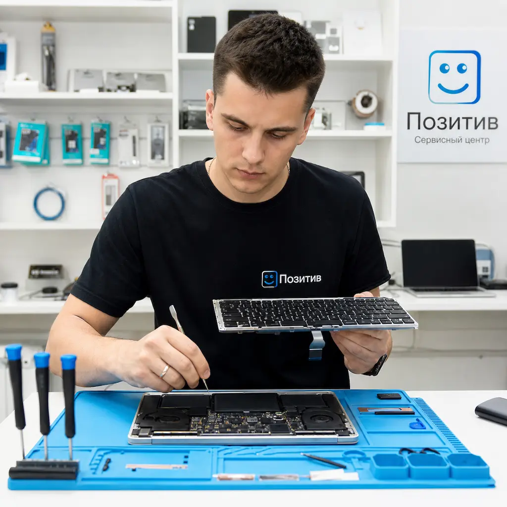 заменить клавиатуру на Apple Macbook в Хосте