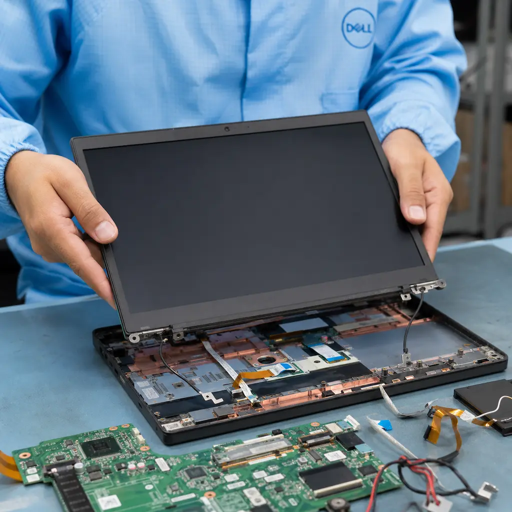 заменить матрицу ноутбука Dell в Хосте