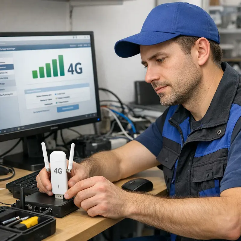 Настройка LTE модема в Хосте