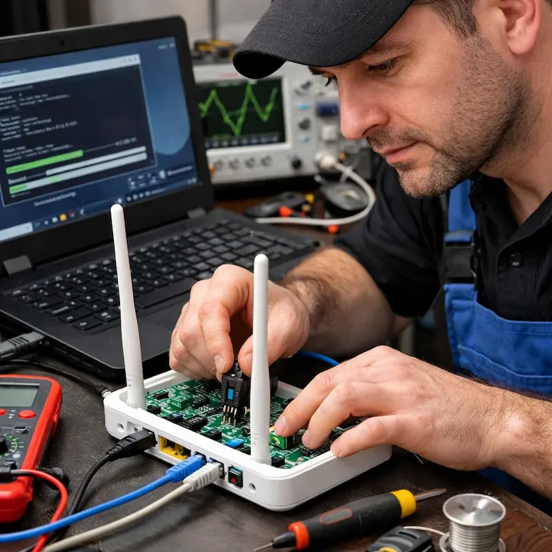 Перепрошивка WiFi роутера в Хосте