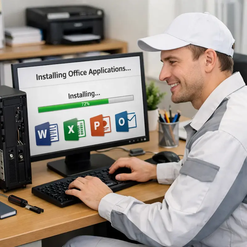 Установка и настройка программ на компьютере в Хосте