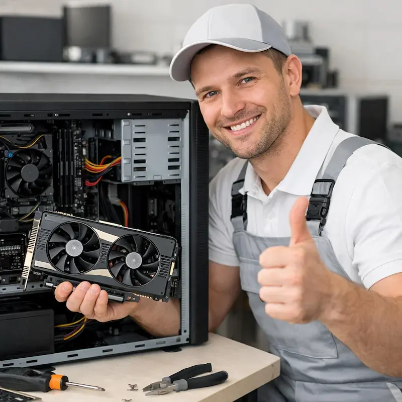 Замена видеокарты ПК в Хосте