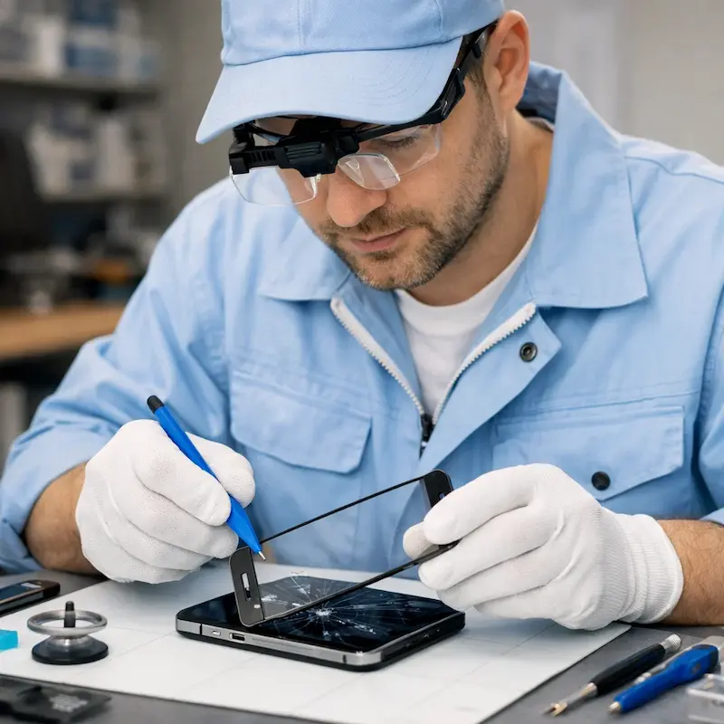 Замена тачскрина на смартфоне в Хосте