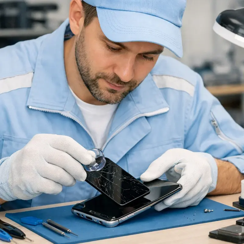 Заменить сенсорное стекло на смартфоне в Хосте